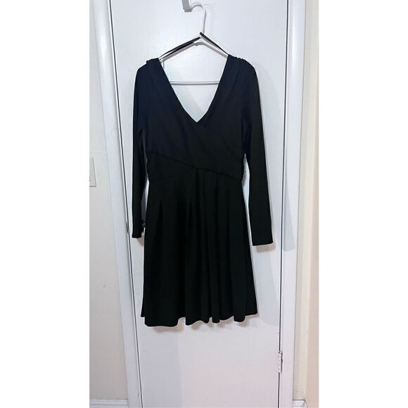 PINK TARTAN VERSAILLES VOGUE BLACK DRESS WOMENS SIZE M NEW ($395) - Picture 3 of 14